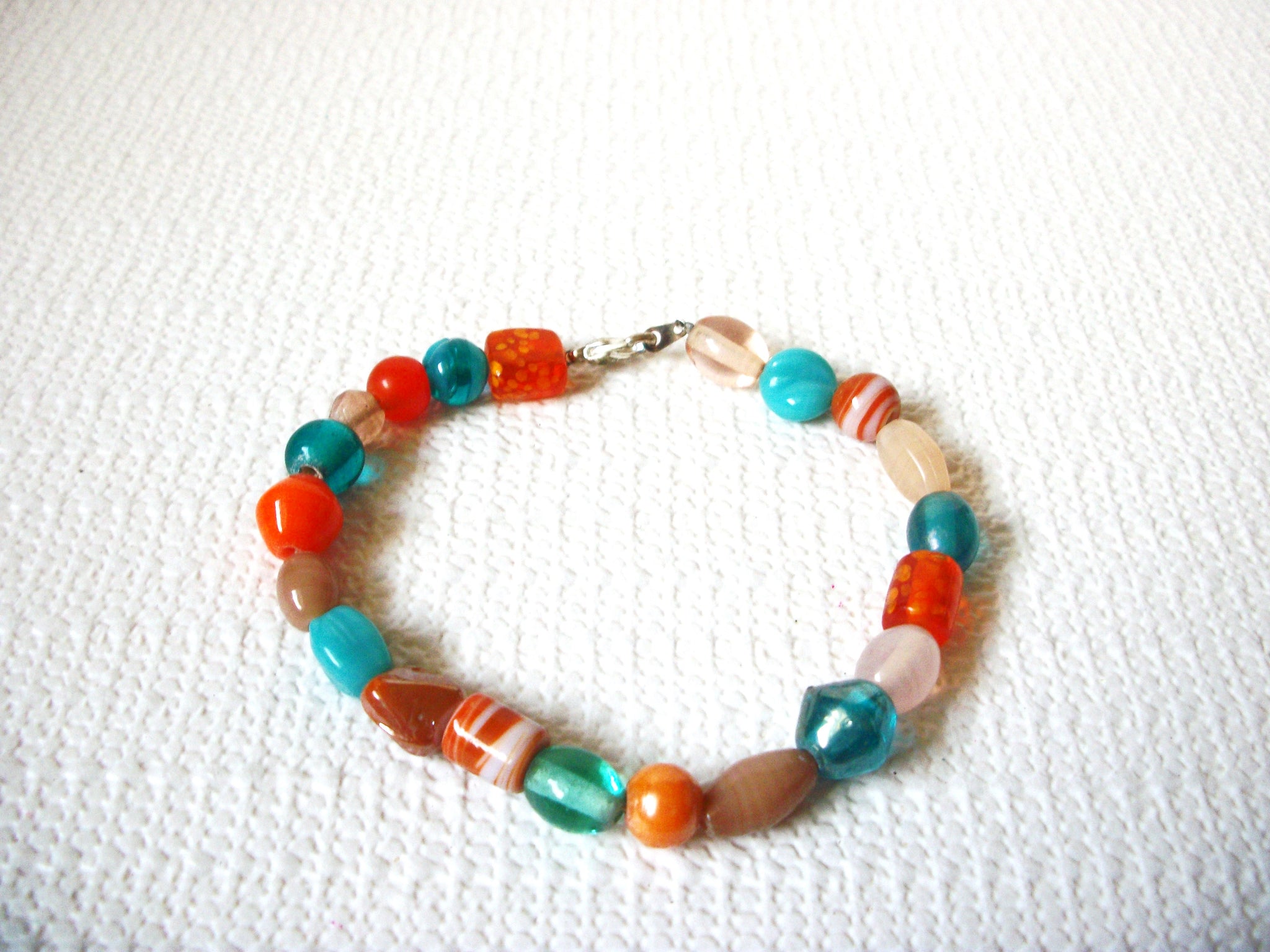 Retro Colorful Glass Bracelet 100820