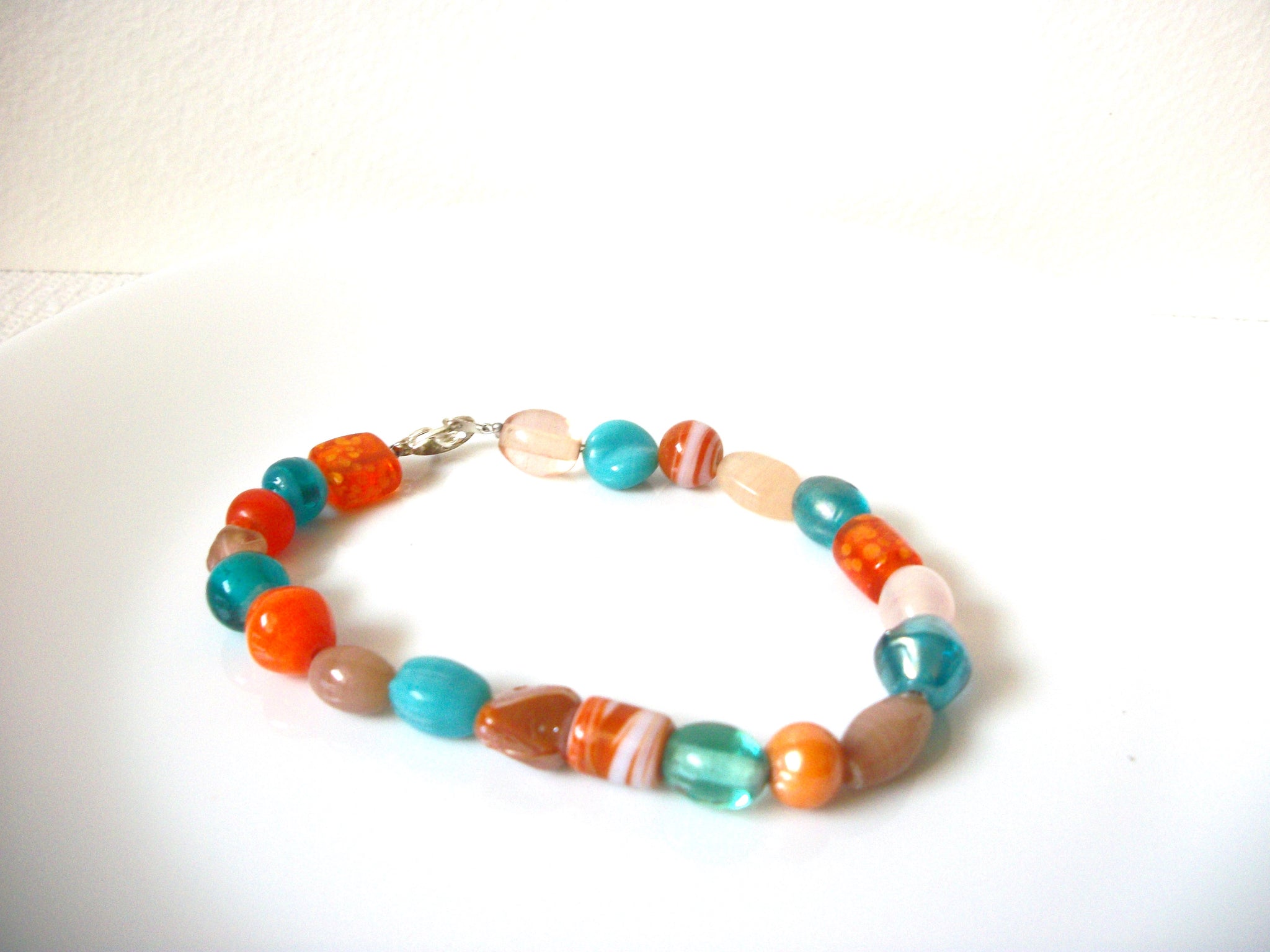 Retro Colorful Glass Bracelet 100820