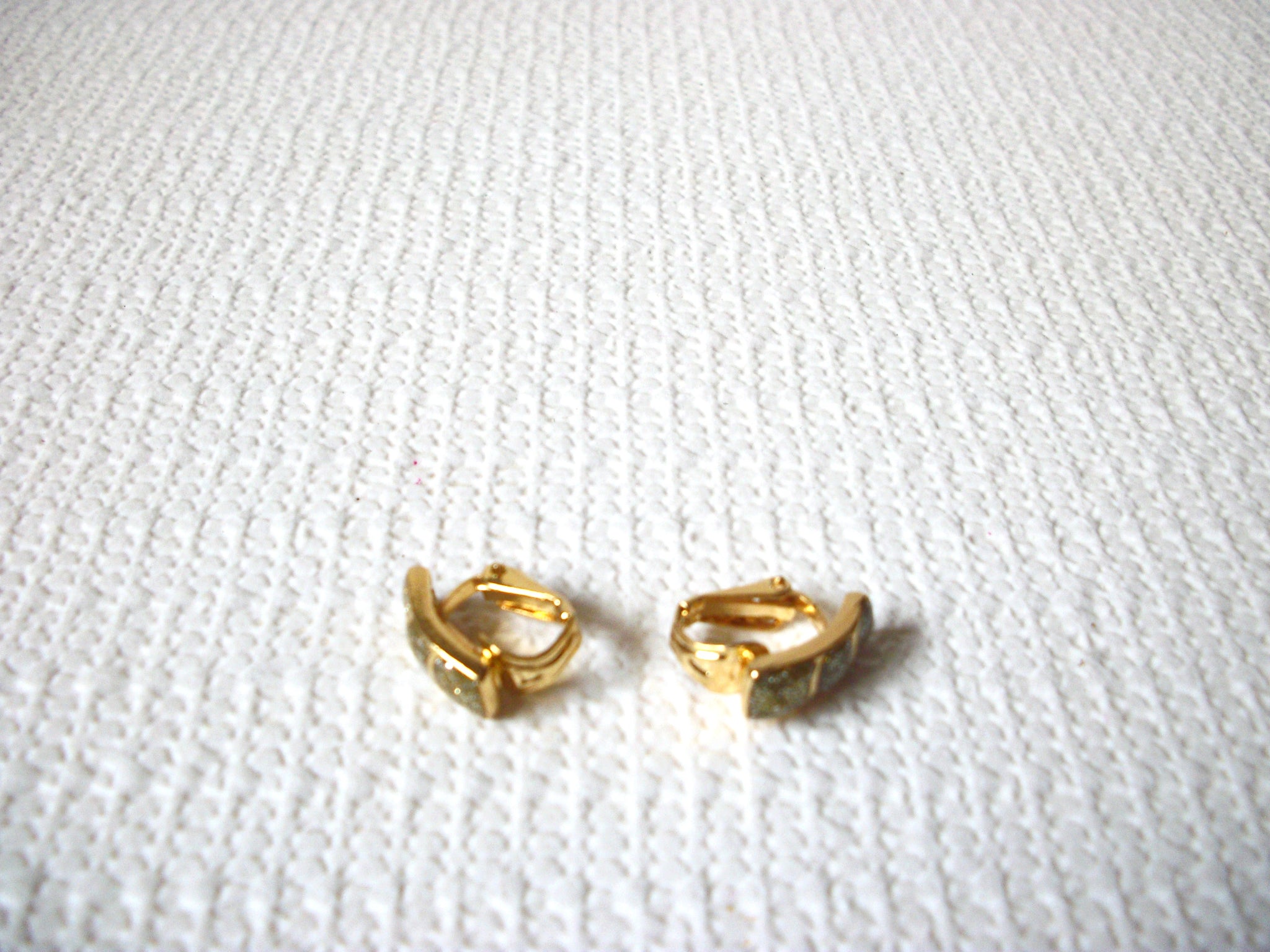 Vintage Small Rhinestone Earrings 100820