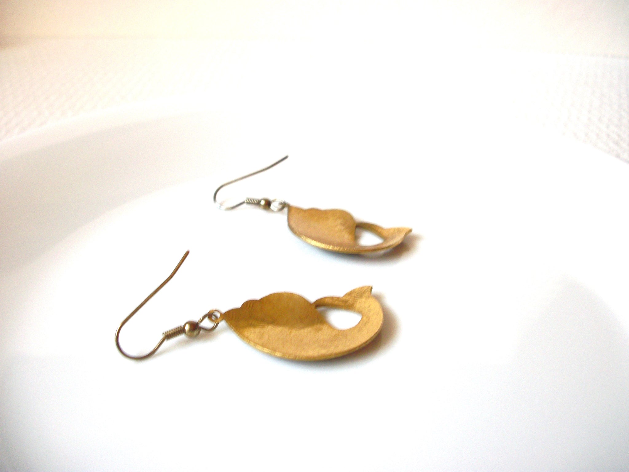 Vintage Cloisonne Coy Fish Earrings 100820