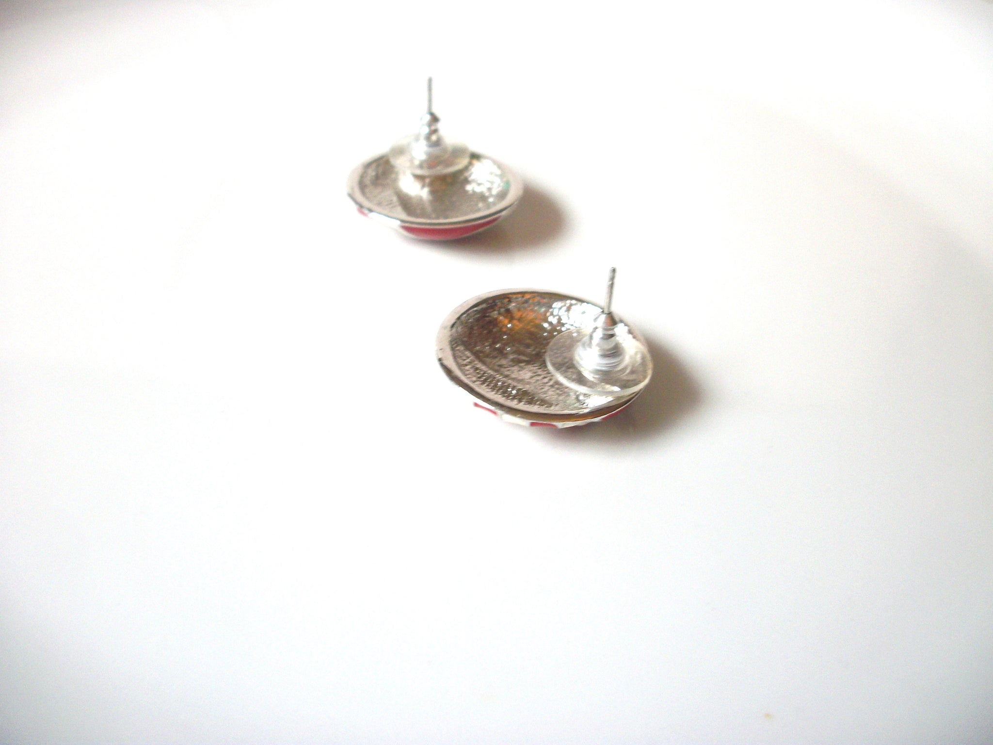 Vintage Enameled Patriot Earrings 92117