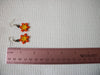 Hand Made Glass Flower Earrings 71218S