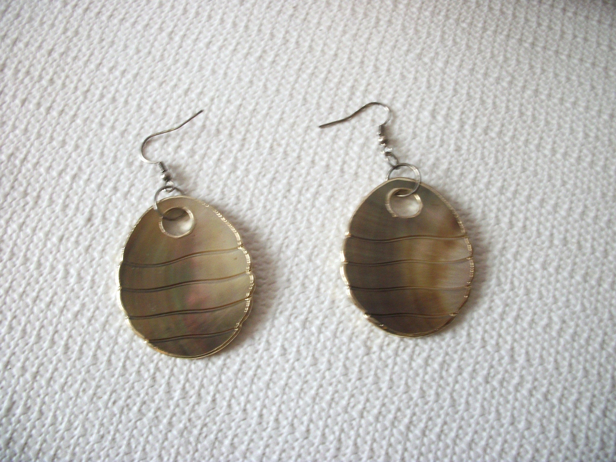 BOHO Chunky PAUA Shell Earrings 71218T