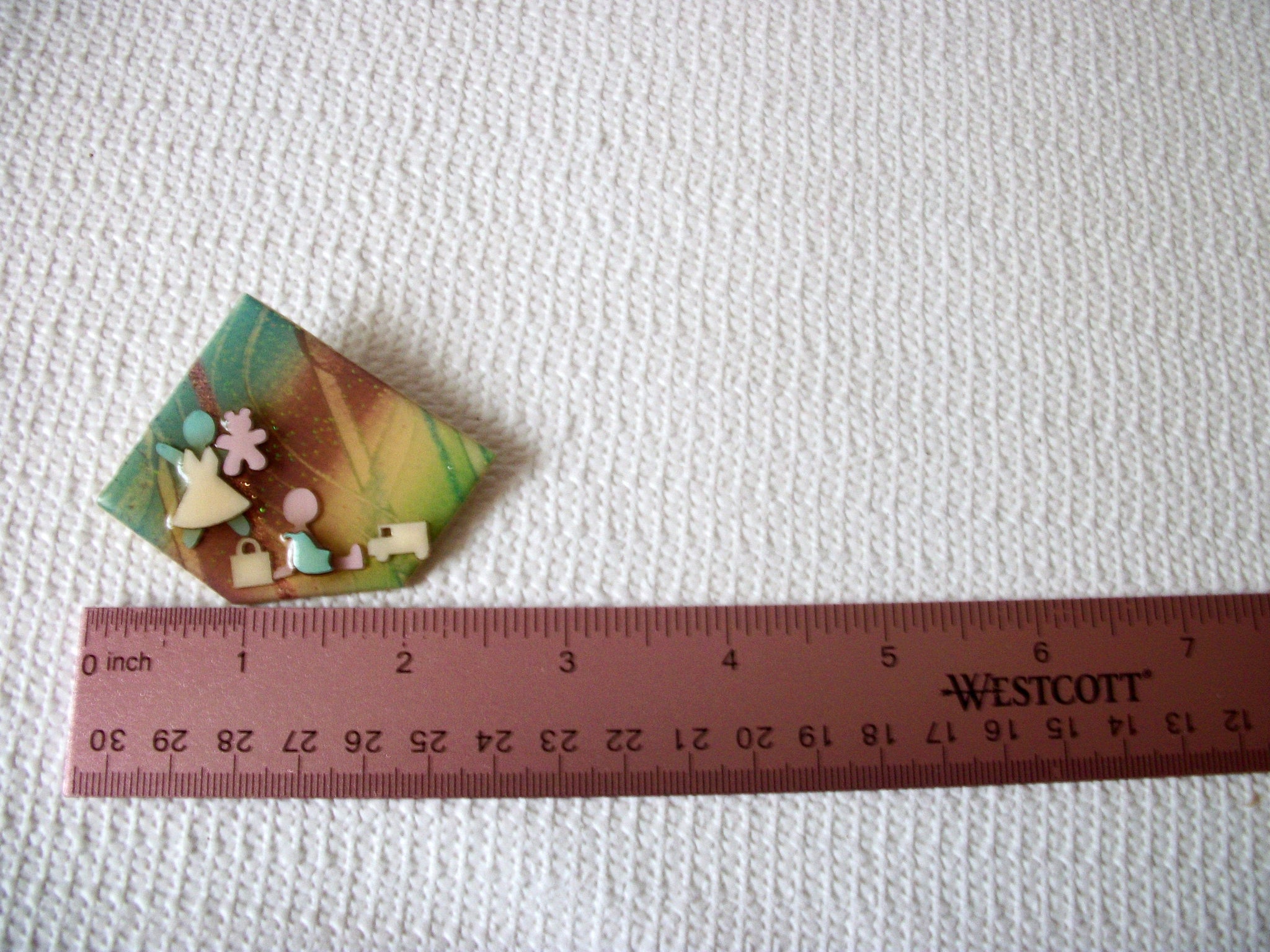 Vintage Designer LUCINDA Little People Pin 71218T