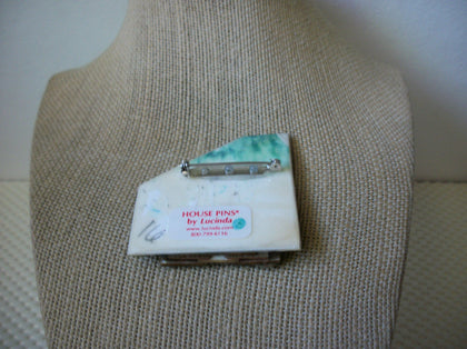 Vintage Lucinda House Pins, Perfect Night Sleep Well  Happiness Little Cat Watching 021321