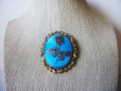 Vintage Jewelry, Iridescent Snail With House, Clear Rhinestones, Enameled, Antiqued Gold Tone, 51018