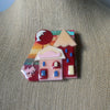 Highly Detailed Lucinda House Pins, Crescent Moon Cat House Of Love 61318