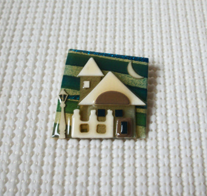 Vintage Lucinda House Pin, Sweet Home Here To Stay Forever 021321