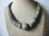 Vintage African Clay Necklace 61620