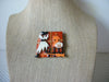 Hard To Find Lucinda Halloween House Pin Ghost Witch Broom 61318