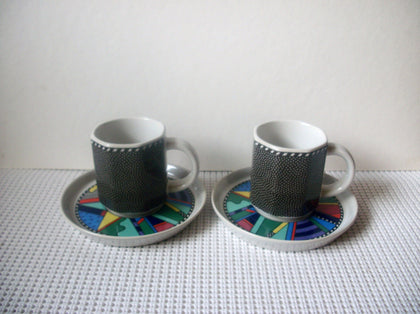 ROSENTHAL Metropol Scenario Espresso Cup Set by Barbara Brenner C200