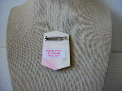 Lucinda House Pins, Glitter Night Merry Christmas Highly Detailed 021321