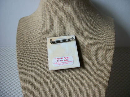 Vintage Lucinda House Pins, Highly Detailed Christmas Festive Glitter 61318