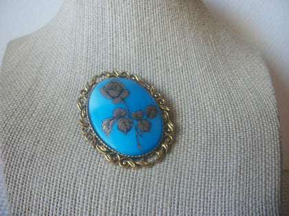 Vintage Jewelry, Iridescent Snail With House, Clear Rhinestones, Enameled, Antiqued Gold Tone, 51018