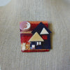 RARE Vintage Lucinda House Pins, Peace Love Sleep Well Little Cat Watching 021321