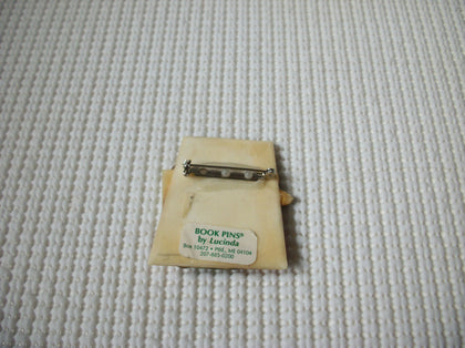 Vintage Lucinda Book Pins, Colorful Book Bug Adventures Classics 021321