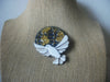 Very Rare Highly Detailed Lucinda Pins, Christmas Peace World Dove Earth Glitter 021321