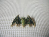 Vintage Jewelry Stunning Halloween Bat with Green Rhinestones Pin Brooch and Pendant 022521