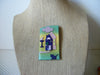 Vintage Lucinda House Pins Rainbow Sky Bird Bath Little Cute Cat 61318