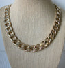 Heavier Gold Tone 18" - 21" Chain Links Adjustable Necklace 030521