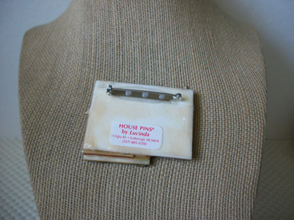 RARE Hard To Find Lucinda House Pins, Christmas Snowman Festive 61318