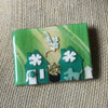RARE Hard To Find Lucinda St Patrick`s Day House Pins Clover Shamrock Dog Fairy 61318