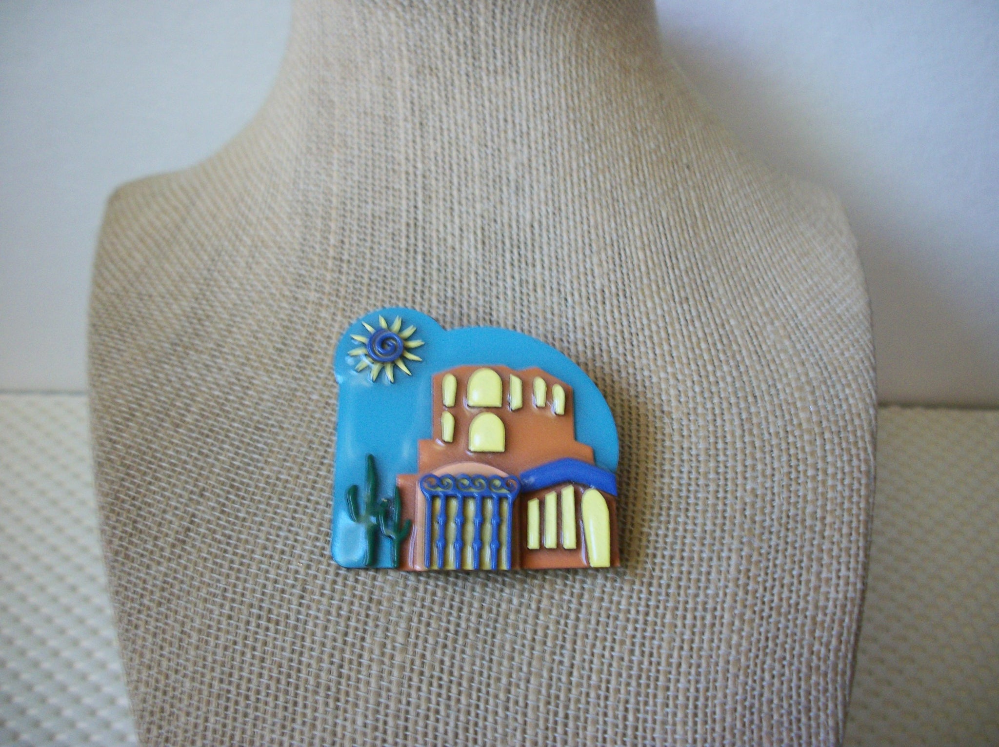 RARE Vintage Lucinda House Pins, Hot Sun Desert Cactus 021321
