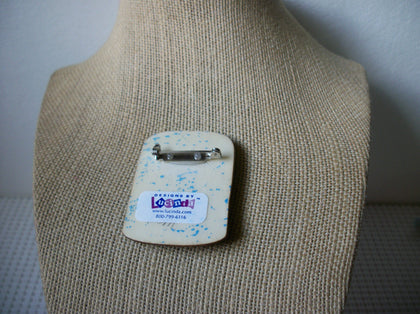 Vintage Lucinda Woman Pins, Pretty Ladies Best Friends Glitter Dresses, 021321