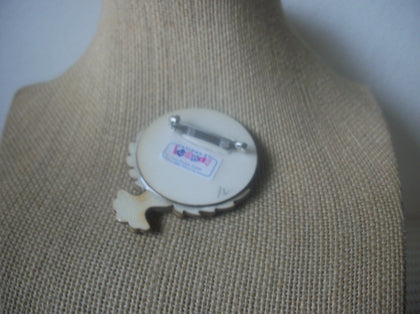 Very Rare Highly Detailed Lucinda Pins, Christmas Peace World Dove Earth Glitter 021321