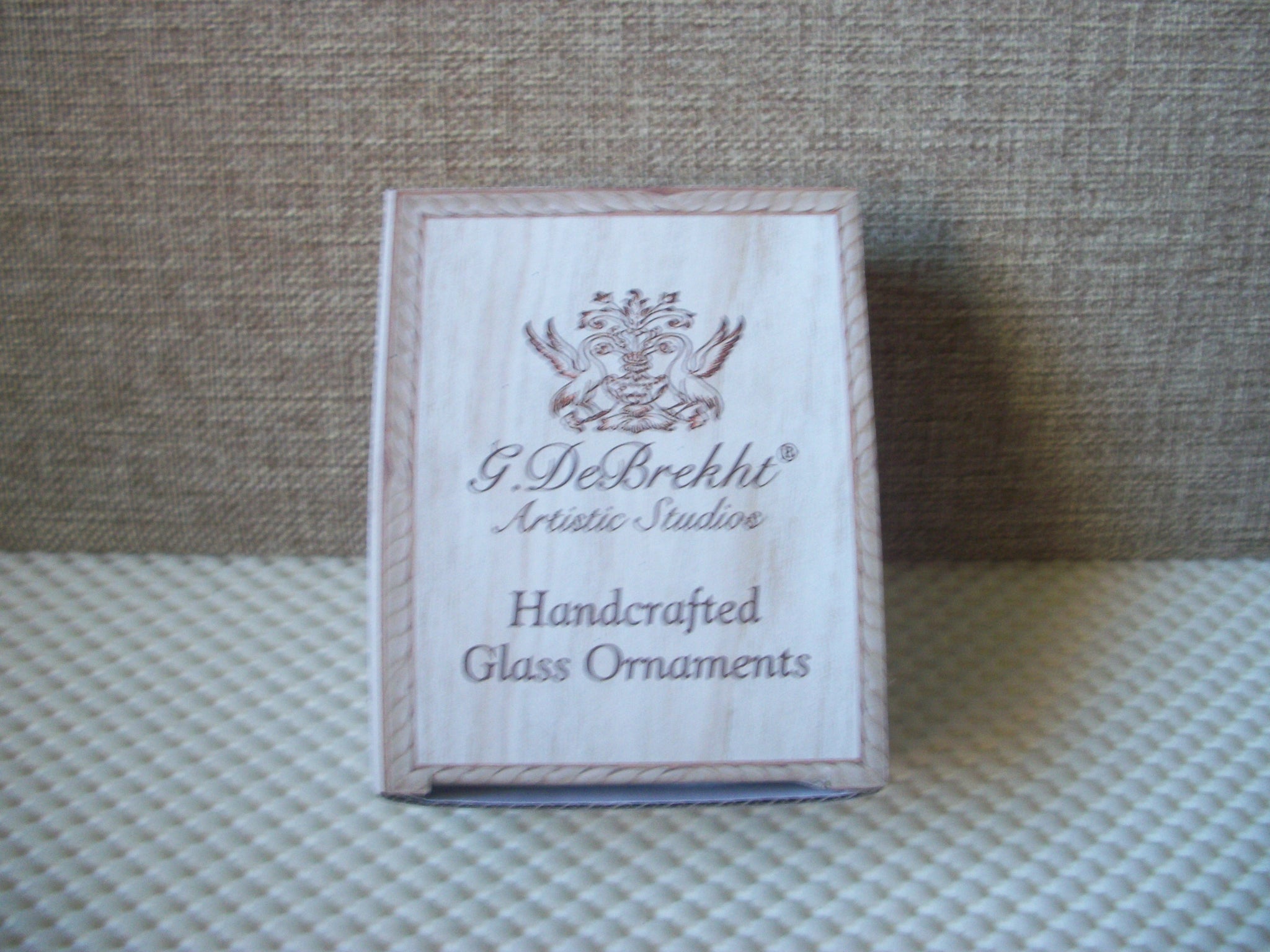 Blessing Child Angel Glass Ornament, Nativity Inspirational Decor - Art by G.DeBrekht