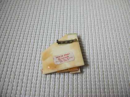 Vintage Lucinda House Pins, Colorful Serenity Peace Calm Fall Night Dream Home, 021321