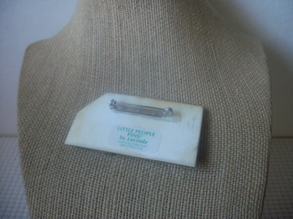 Lucinda Little People Pin, Highly Detailed Snowflakes Glitter Playing Having Fun 021321