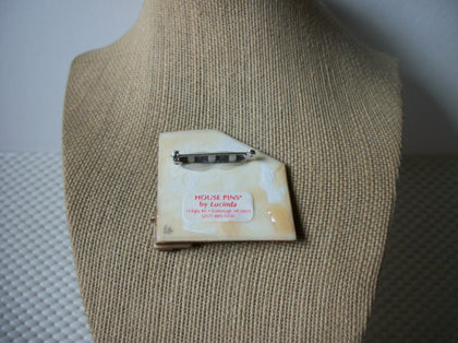 Vintage Lucinda House Pins, Highly Detailed Christmas Festive Glitter 61318