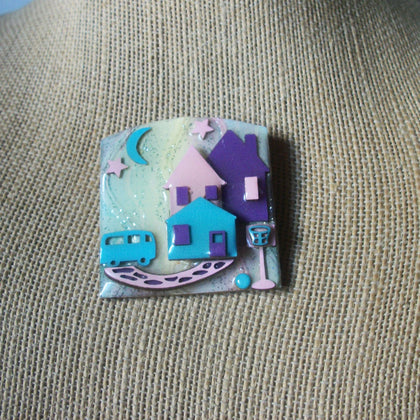Highly Detailed Lucinda House Pins, Crescent Moon Stars House Of Love 61318