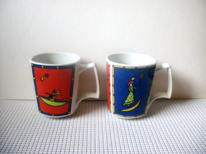 Vintage 2 pcs Rosenthal Studio Line Love Story Mug Rosenthal C200