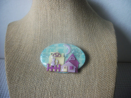 Vintage Lucinda House Pins, Quiet Peaceful Night Get some Sleep 021321