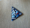 RARE Lucinda House Pin, Very Detailed Festive Christmas Snow Cardinal Bird  Pine Tree Wreath 021321