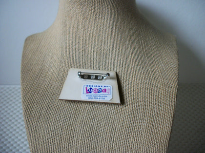 Hard To Find Vintage Lucinda House Pins, Christmas Glitter Snow Red Hat Penguin 61318