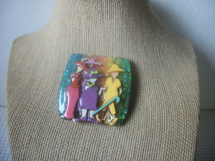 RARE Lucinda Woman Pins, Highly Detailed Best Friends For Life Glitter Love Laugh 021321
