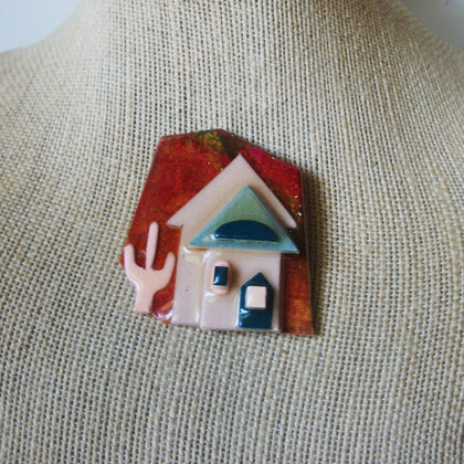 RARE Hard to Find Lucinda  House Pins, Hot Desert Sun Cactus Sizzling Heat 61318