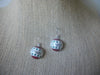 Vintage Pierced Earrings Christmas Rhinestones 81317