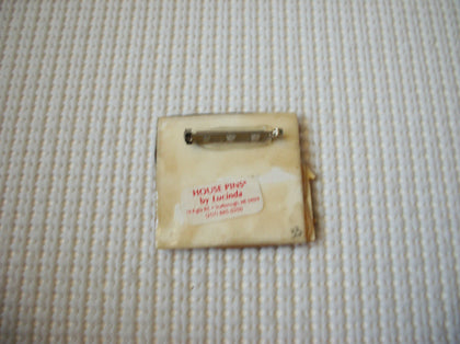 Vintage Lucinda House Pins, Glitter Spring Is Here Happy Sun Flowers Blooming 021321