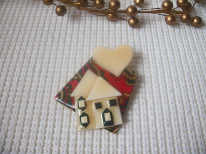 Vintage Lucinda House Pins, Love Heart Happy Valentine`s Day 021321