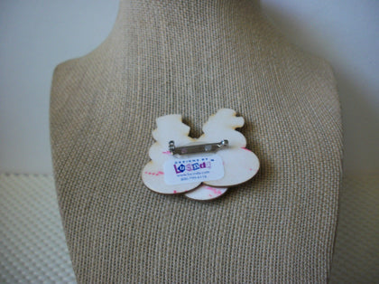 Hard To Find Lucinda House Pins, Festive Happy Snowman Family Glitter 61318