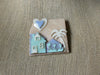RARE Lucinda House Pins, Highly Detailed Palm Tree Tulips Hearts Spring Is Here To Stay 102320