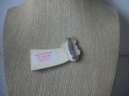 Lucinda House Pins Highly Detailed Rainbow Sky Clouds Cat Bird Tree 021321