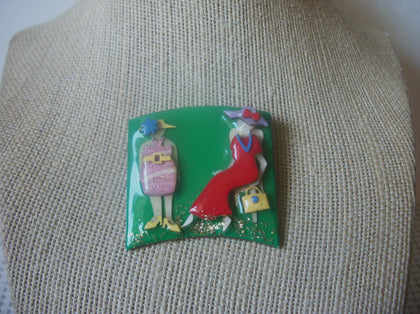 Lucinda Woman Pins, Best Friends Good Times, Glitter 021321