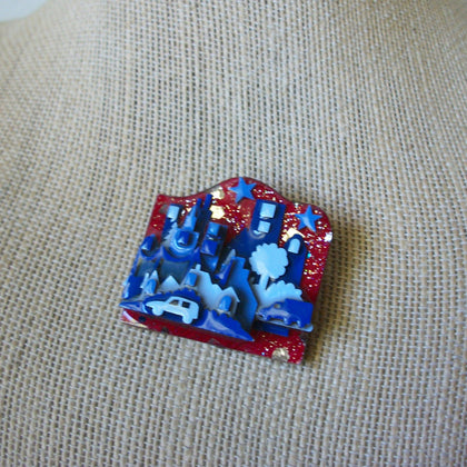 Vintage Highly Detailed Lucinda House Pins, Celebration Cottage In The City 021321