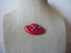 Vintage Jewelry, Red  Hat, Enameled Rhinestone Elements Brooch Pin 51018