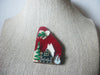 Vintage Brooch Pin, LUCINDA House Pins, Glitter, Christmas Snowman, Angel, Pins By Lucinda 021321